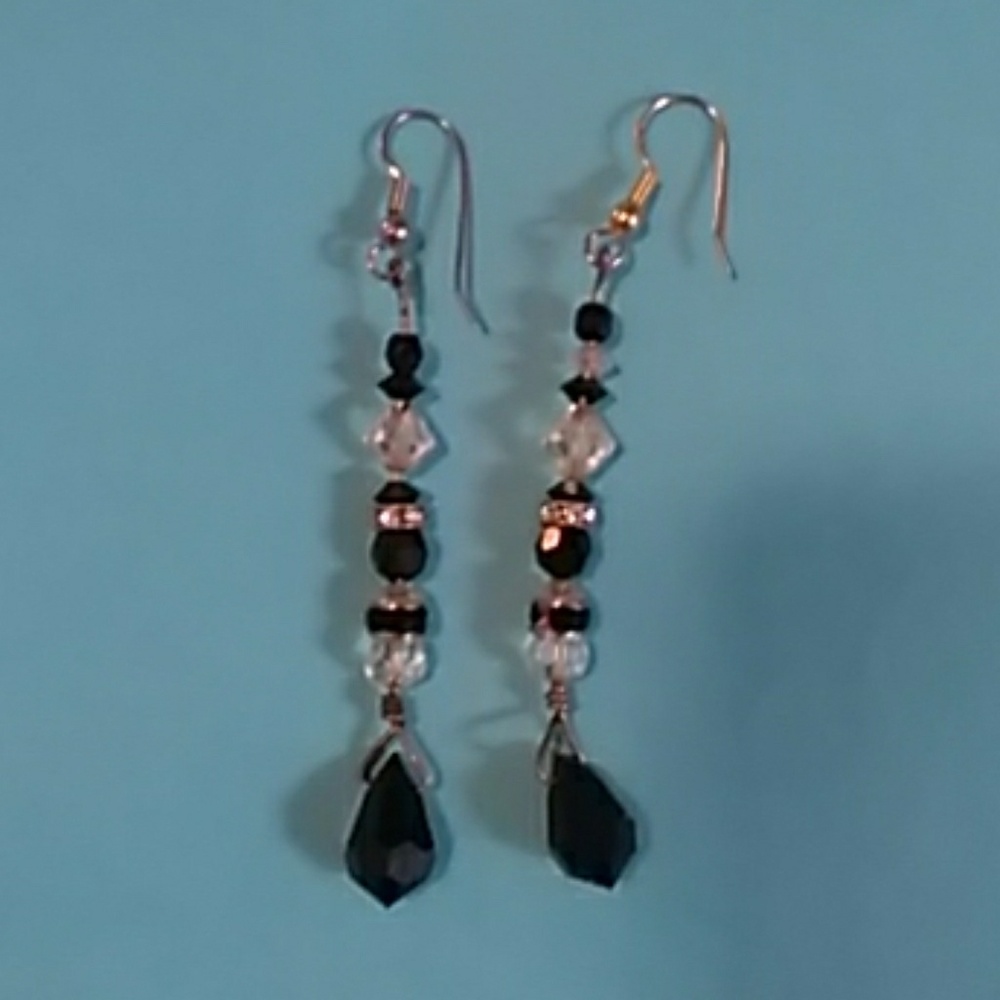 Crystal Earrings Vintage